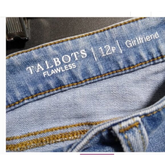 Talbot's Flawless Women's Blue Girlfriend Jeans - Picture 3 of 3
